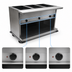 Thumbnail image #4 for Spec-Master PHT3CB-208 3-Well Electric Portable Hot Food Table with Enclosed Base
