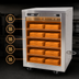 Thumbnail image #4 for Carter-Hoffmann DF1818-5 Heated Doorless Pass-Through Half-Height Pizza Box Holding Cabinet, 5-Shelf