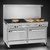 Thumbnail image #4 for Southbend Ultimate 60-Inch Gas Restaurant Range with 5 Burners, 24-Inch Griddle, Convection Oven, and Cabinet Base