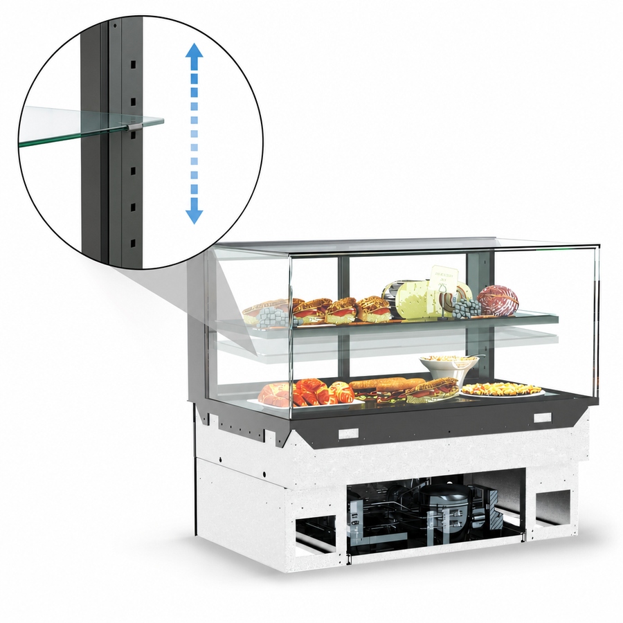 Adjustable Glass Shelf