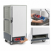 Thumbnail image #4 for Metro C5 3 Series Mobile 3/4 Height Heated Holding and Proofing Cabinet with Gray Insulation Armour, Lower Wattage, Fixed Wire Slides