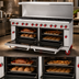 Thumbnail image #4 for American Range 72-Inch Commercial Gas Restaurant Range with 72-Inch Griddle and Two 26-1/2-Inch Standard Ovens