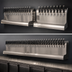Thumbnail image #4 for Perlick 19-Faucet Modular Wall Mount Glycol-Cooled Draft Beer Dispensing Tower, Stainless Steel, Bottom Exit
