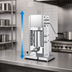 Thumbnail image #4 for Omcan USA Manual Vertical Stainless Steel Sausage Stuffer, 7 lb Capacity