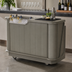 Thumbnail image #4 for Cambro Cambar Economy Portable Beverage Bar with 80 lb Ice Sink, 67-1/2 x 28-1/2 x 47-1/2 Inch, Granite Sand
