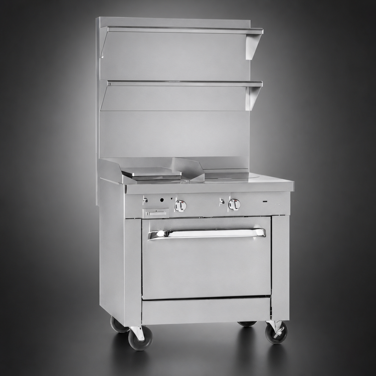 Product image #4 for Southbend Platinum 32-Inch Gas Sectional Range with Full-Width Graduated Hot Top and Convection Oven Base