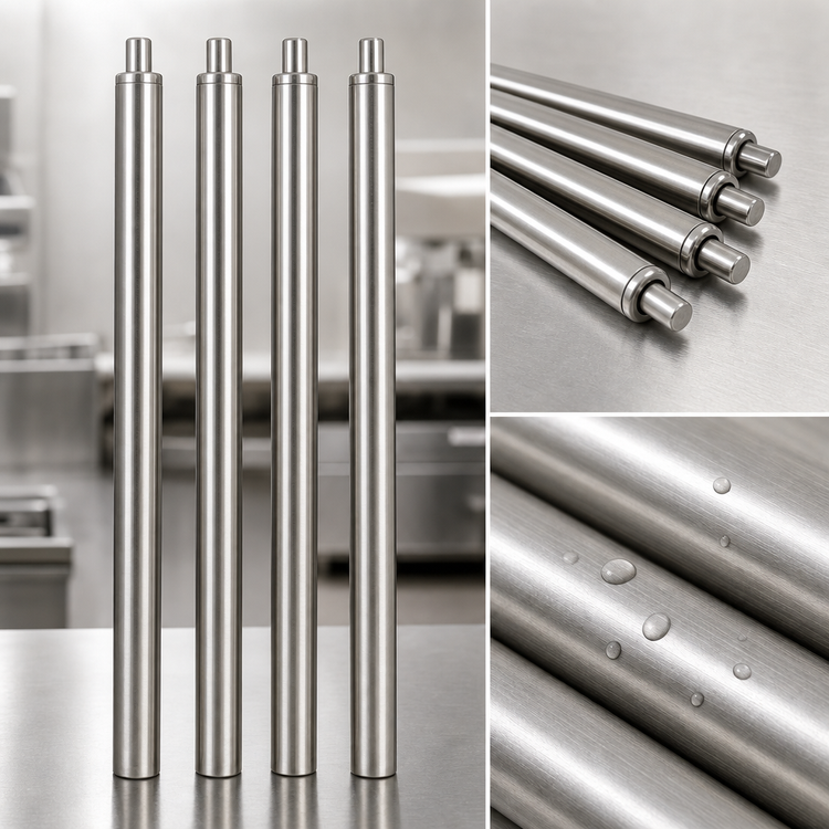 Product image #5 for 20-Inch Stainless Steel Support Leg Set with Adjustable Bullet Feet, Set of 4