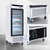 Thumbnail image #4 for Atosa 27-Inch One-Section Glass Door Refrigerator Merchandiser, Left-Hinged, Bottom-Mount Self-Contained, 19.1 Cu. Ft.