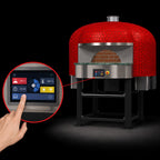 Thumbnail image #4 for Marra Forni Neapolitan RT130G Freestanding Gas-Fired Rotating Brick Pizza Oven with 51.25-Inch Deck and Programmable Touchscreen