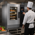 Thumbnail image #4 for Lainox Naboo 5.0 Floor Model Gas Combi Oven with Direct Steam, 6 x 1/1 GN, Touch Screen Controls