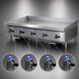 Thumbnail image #4 for IKON Cooking ITG-60 60-Inch Countertop Natural Gas Thermostatic Griddle, 150,000 BTU
