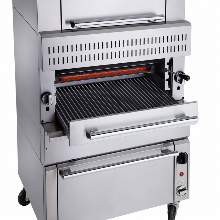 Product image #4 for Vulcan V Series Heavy Duty Modular Single-Deck Gas Infrared Deck Broiler