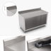 Thumbnail image #4 for John Boos 60-Inch x 24-Inch 14-Gauge 300-Series Stainless Steel Work Table with Open Front Cabinet Base and 5-Inch Backsplash