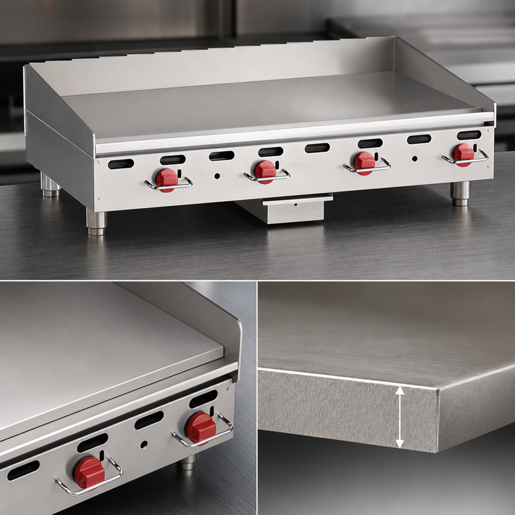 Product image #4 for Wolf Quick Ship Heavy Duty 48-Inch Countertop Gas Griddle