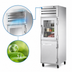 Thumbnail image #4 for True SPEC SERIES One-Section Reach-In Combination Half Swing Door Refrigerator with 1 Glass and 1 Stainless Steel Half Door, Top-Mounted Self-Contained