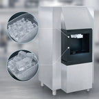 Thumbnail image #4 for ITV Ice Makers DHD 200-30-W Hotel-Style Countertop Ice & Water Dispenser, 183 lb Storage, 304 Stainless Steel