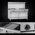 Thumbnail image #4 for Southbend Ultimate 60-Inch Gas Restaurant Range with 6 Star/Sauté Burners, 24-Inch Griddle, Single Oven, and Cabinet Base
