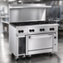 Thumbnail image #4 for Vulcan Endurance 48-Inch Commercial Gas Restaurant Range with 8 Open Burners and Convection Oven