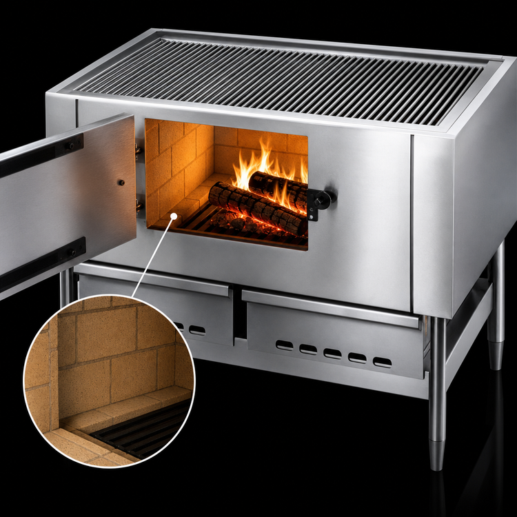Product image #4 for Titan JLB-36 36 Inch Wood-Burning Log Broiler