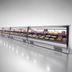 Thumbnail image #4 for Howard-McCray 40E Series Deli Meat & Cheese Full-Service Case, 100-1/2 Inches Wide, Straight Glass, Remote Refrigeration, LED Lighting