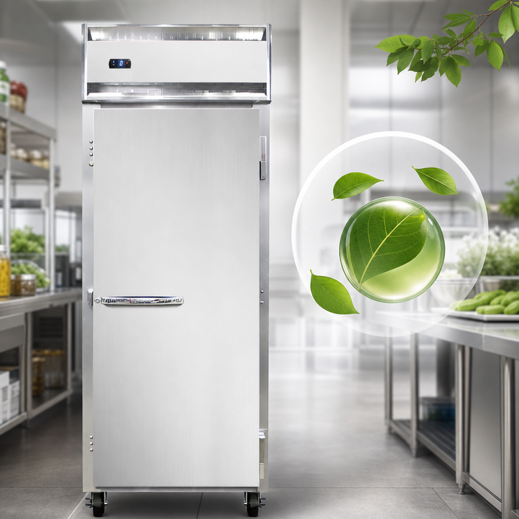 Product image #4 for Continental Refrigerator 1FESNSS One-Section Extra-Wide Shallow Depth Reach-In Freezer