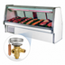 Thumbnail image #4 for Howard-McCray 34E Series Red Meat Service Case, 148-1/2 Inch Wide, Full-Service, Remote Refrigeration, Straight Glass