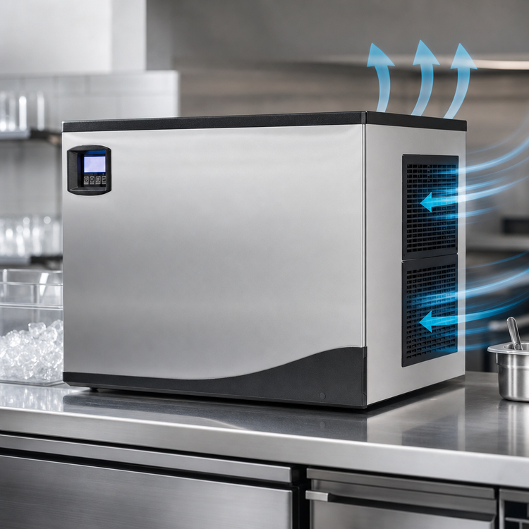 Product image #4 for Maxx Ice MIM650N 30-Inch Modular Full-Dice Cube Ice Maker, Air-Cooled, 650 lb./Day