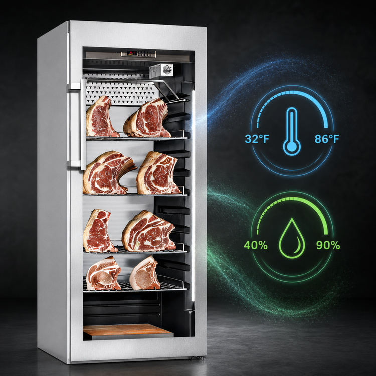Product image #5 for DRY AGER USA UX 1500 PRO S Professional Reach-In Dry Aging Cabinet, 17.0 Cu. Ft., 220 lb. Load Capacity