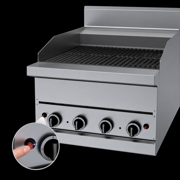 Product image #4 for Garland GF Starfire Pro GF Sentry Flame Failure Series 24-Inch Countertop Gas Charbroiler