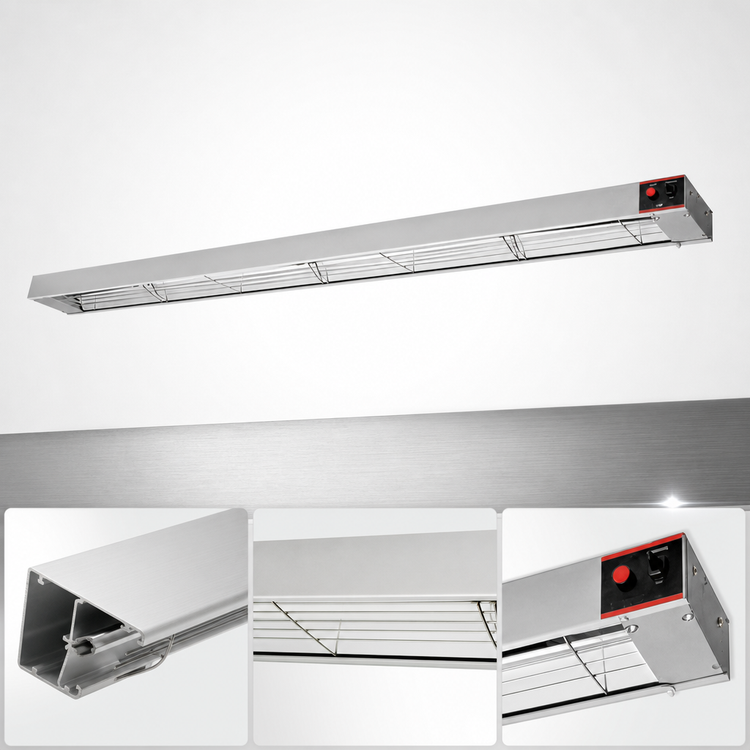 Product image #4 for Winco ESH-48 48-Inch Electric Unlighted Strip Heater with Extruded Aluminum Body