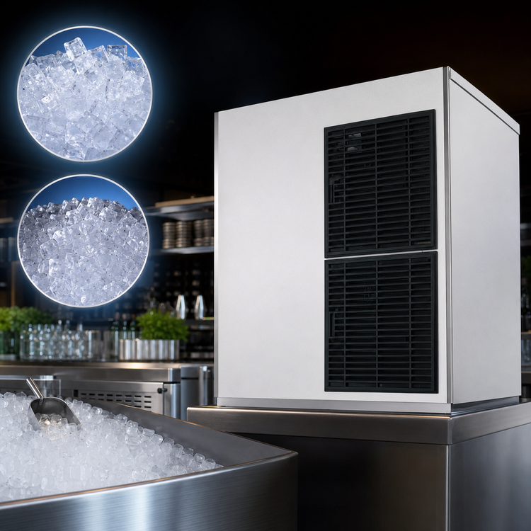 Product image #4 for Hoshizaki 30-Inch Modular Cubelet Ice Maker Head, Air-Cooled, Remote Condenser Required, Stainless Steel