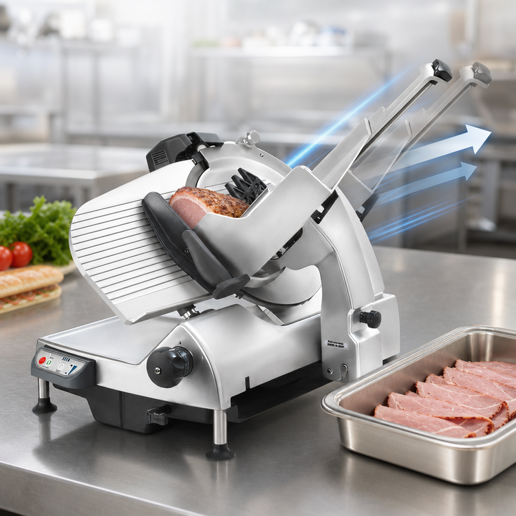 Product image #4 for Hobart HS7N-1 Heavy-Duty Automatic 13-Inch Angle/Gravity Feed Meat Slicer