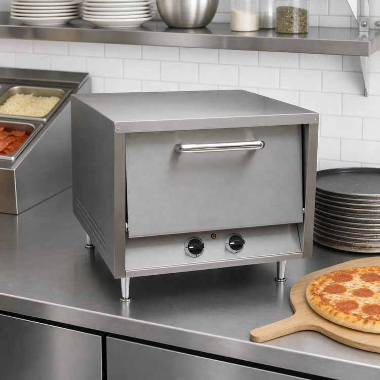 Product image #4 for Comstock-Castle CCEPO22 Two-Deck Electric Countertop Pizza Oven