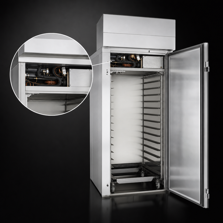 Product image #4 for Baxter RPW1S Single Wide Roll-In Retarder/Proofer Cabinet, 60.5-Inch Depth, Floor Model
