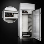 Thumbnail image #4 for Baxter Manufacturing RPW1S-60.5"D-FL Single-Wide Roll-In Retarder/Proofer Cabinet, Stainless Steel, Digital Controls, Remote Refrigeration Ready