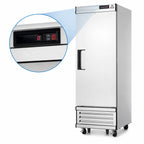 Thumbnail image #4 for Everest Refrigeration EBWF1 23 Cu. Ft. One-Section Reach-In Freezer, Bottom-Mounted Self-Contained, Stainless Steel