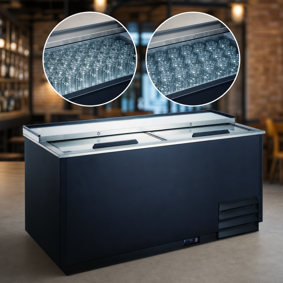 Large Glass and Plate Capacity