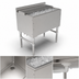 Thumbnail image #4 for Slim-Line 30-Inch x 18-Inch Underbar Insulated Stainless Steel Ice Bin/Cocktail Unit with 10-Circuit Cold Plate