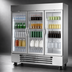 Thumbnail image #4 for Beverage-Air Horizon Series Dual-Temperature Three-Section Glass Door Reach-In Refrigerator/Freezer, Bottom Mount, Stainless Steel