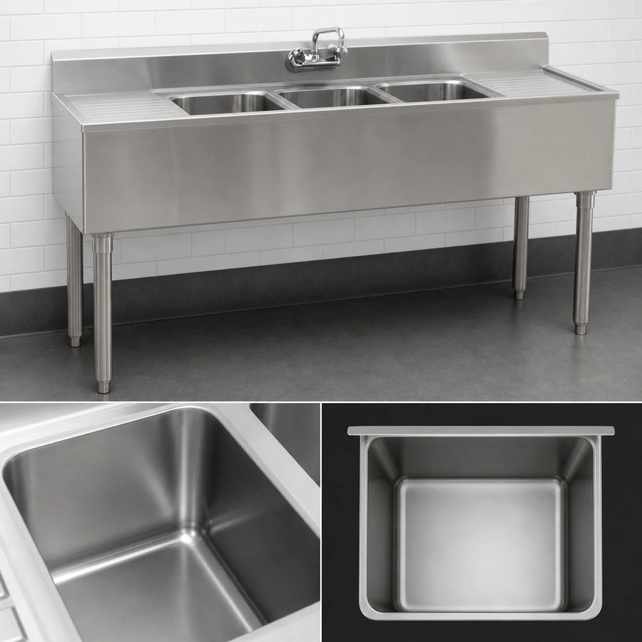 Deep-Drawn Sink Bowls