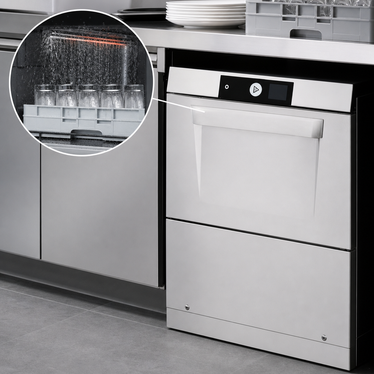 Product image #4 for Hobart LXGNR-4 ADA Advansys ADA-Compliant Undercounter Dishwasher/Glasswasher with Energy Recovery