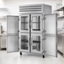 Thumbnail image #4 for True SPEC SERIES 2-Section Pass-Thru Reach-In Refrigerator with 4 Front Glass Half Doors and 2 Rear Stainless Steel Doors