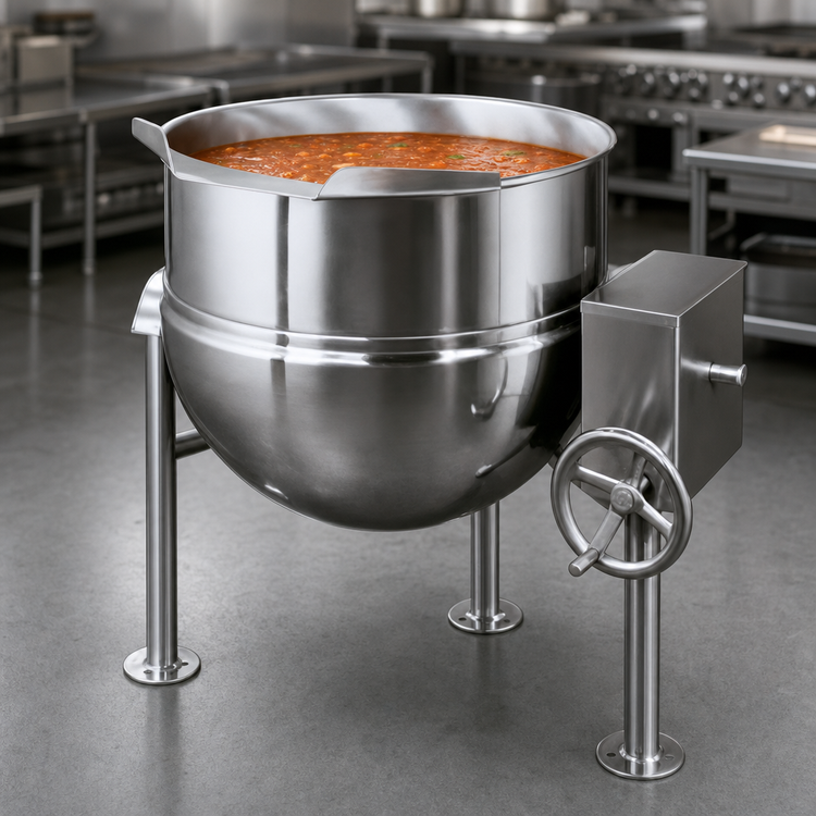 Product image #4 for Groen DL-80 80-Gallon Direct Steam Tilting Steam Kettle