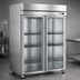 Thumbnail image #4 for Hoshizaki Steelheart F2A-FG Two-Section Full Glass Door Reach-In Freezer, 50.37 Cu. Ft., Top-Mounted Self-Contained Refrigeration