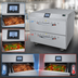 Thumbnail image #4 for Hatco HDWTC-2 Freestanding Two-Drawer Heated Drawer Warmer with Top-Mounted Touchscreen Control