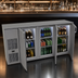 Thumbnail image #4 for Glastender CS1FB72 72-Inch Shallow-Depth Front-Serviced Three-Section Back Bar Cooler