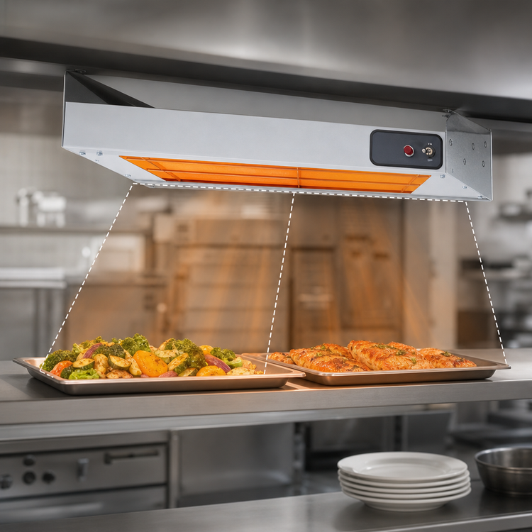 Product image #4 for Nemco 6150-60-D-208 Dual Infrared Strip Heater, 60 Inch, 208V