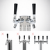 Thumbnail image #4 for Beverage Air Double Faucet Adapter for Dual Faucet Beer Tap