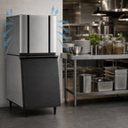Thumbnail image #5 for Ice-O-Matic Elevation Series CIM0326HA 22-Inch Wide Modular Half-Size Cube Ice Maker, Air-Cooled, Self-Contained Condenser