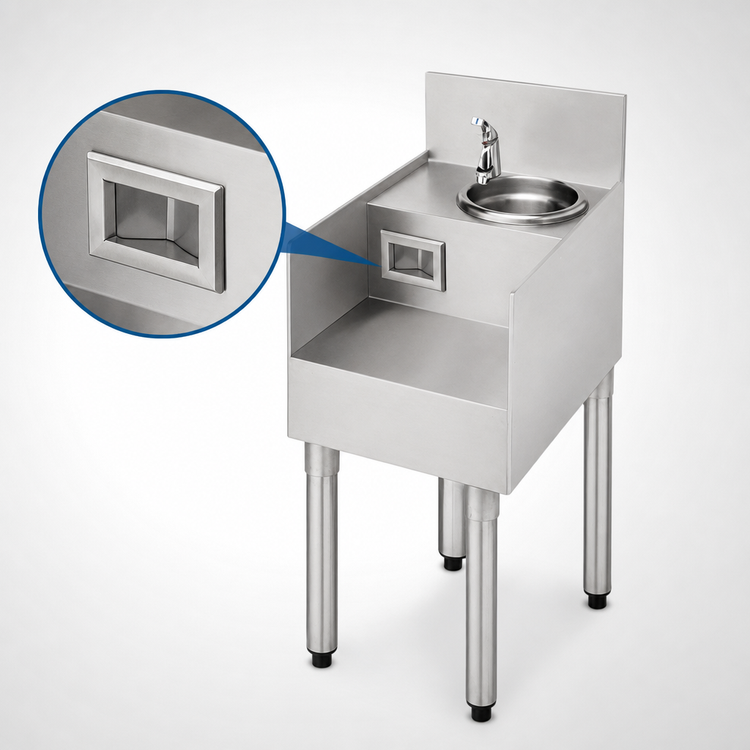 Product image #4 for Eagle 2200 Series Underbar Blender Station Add-On Unit with Liquid Waste Chute